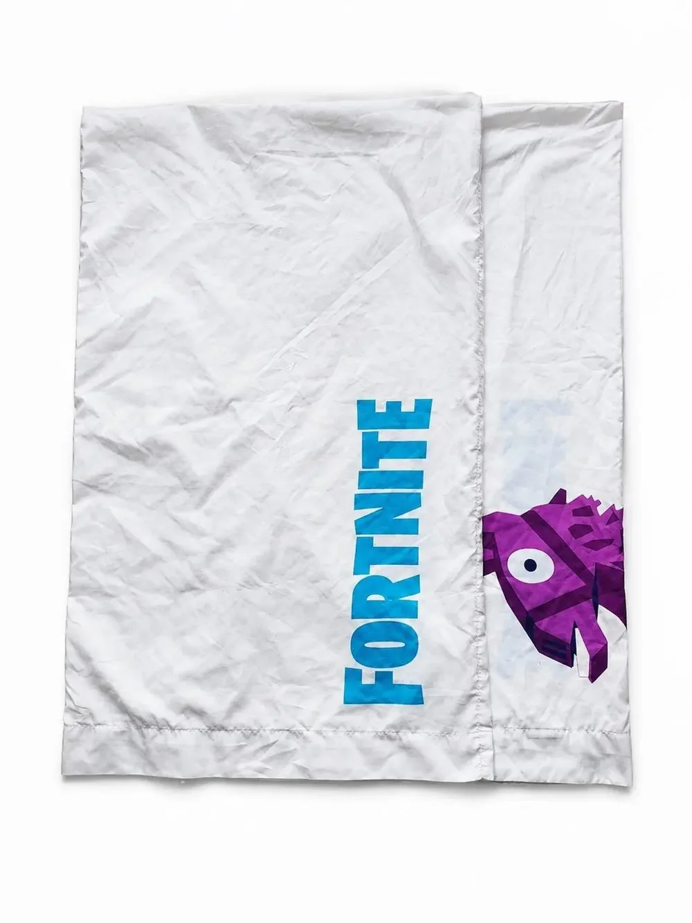 Fortnite Pillowcase Set 2 Blue Letters Purple Loot Llama Larry Gaming Bedding